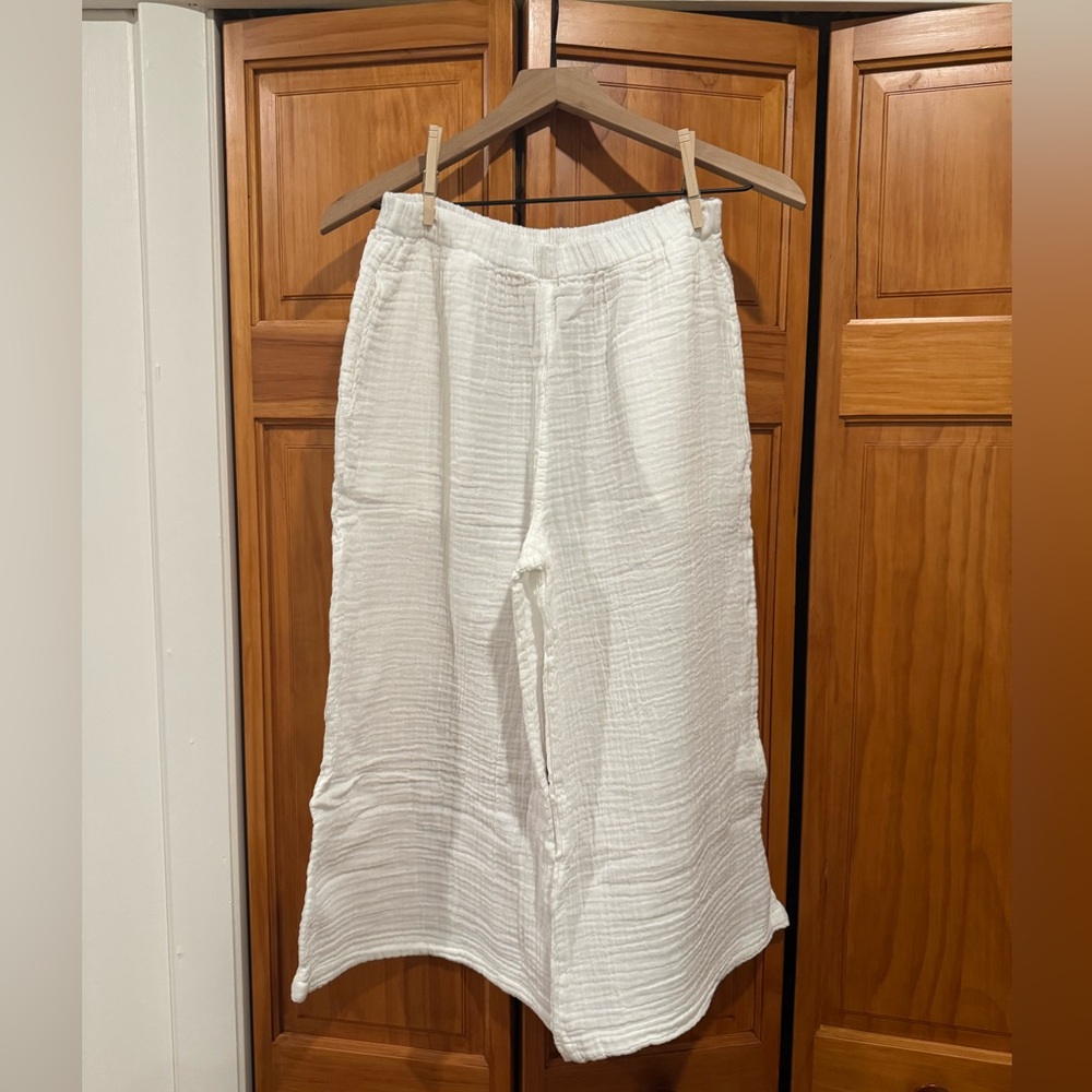 Honest Cotton Crop Palazzo Pants